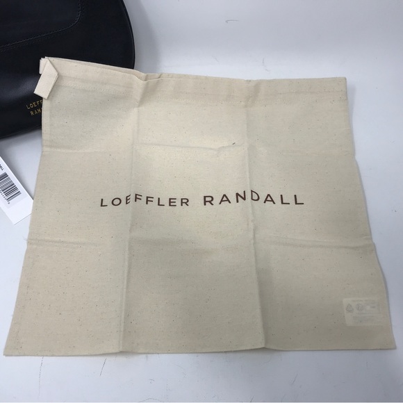 Loeffler Randall Greta Leather Shoulder Bag, Size M - Black/Gold Women's - Picture 16 of 16